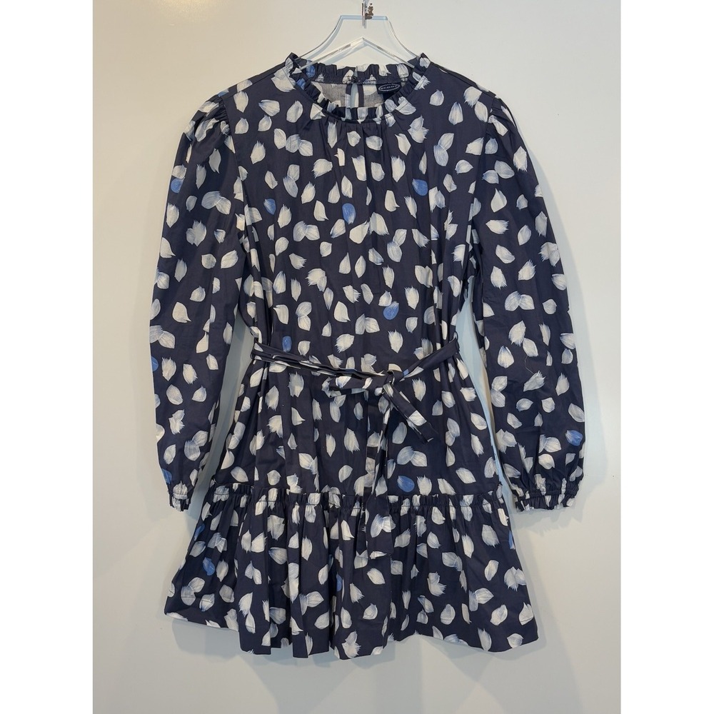 Scoop Moc Neck‎ Tiered Mini Dress  Belted Womens Size XL 12-14 (293) - Picture 2 of 6